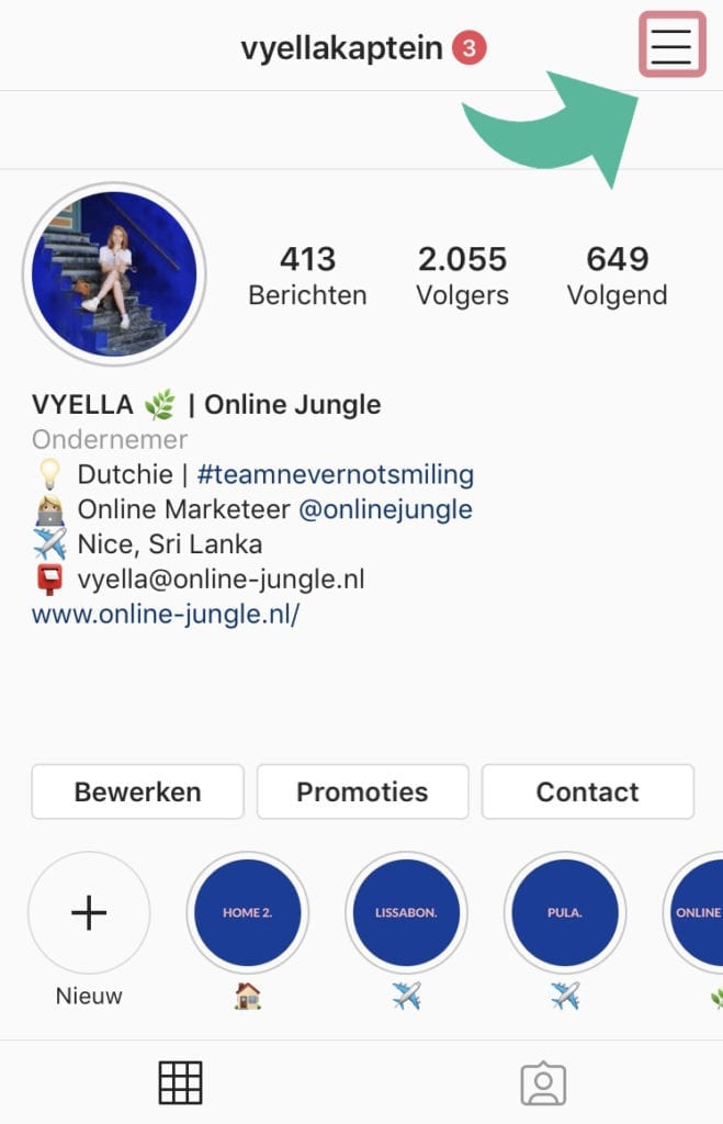 Instagram Instagram bedrijfsprofiel aanmaken