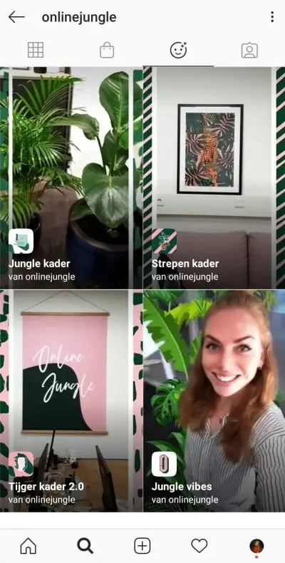 Instagram Filter van Online Jungle